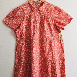 Derek Heart Women's Plus Size Floral Print Dress (1X)